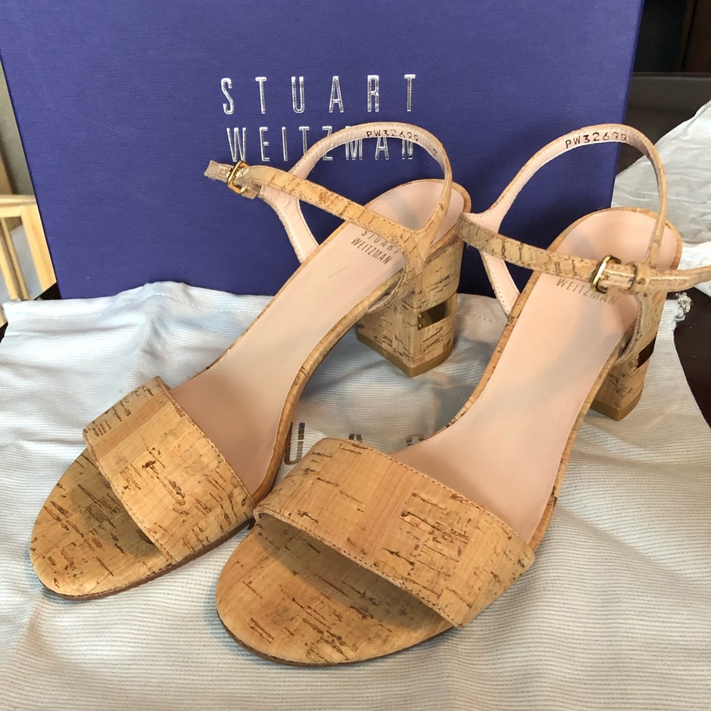 Stuart Weitzman Solo Cork sandal